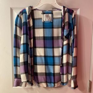 colorful flannel from Justice